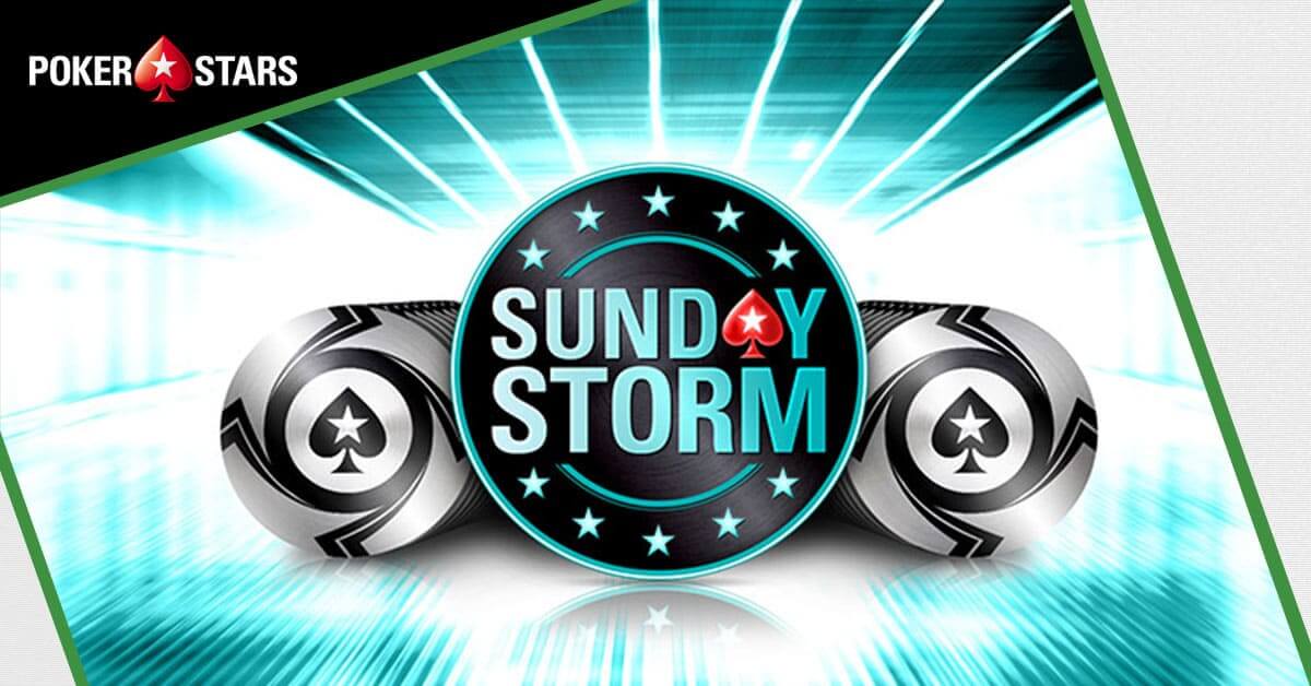 $1.000.000 от PokerStars в турнирах Sunday Storm в июне